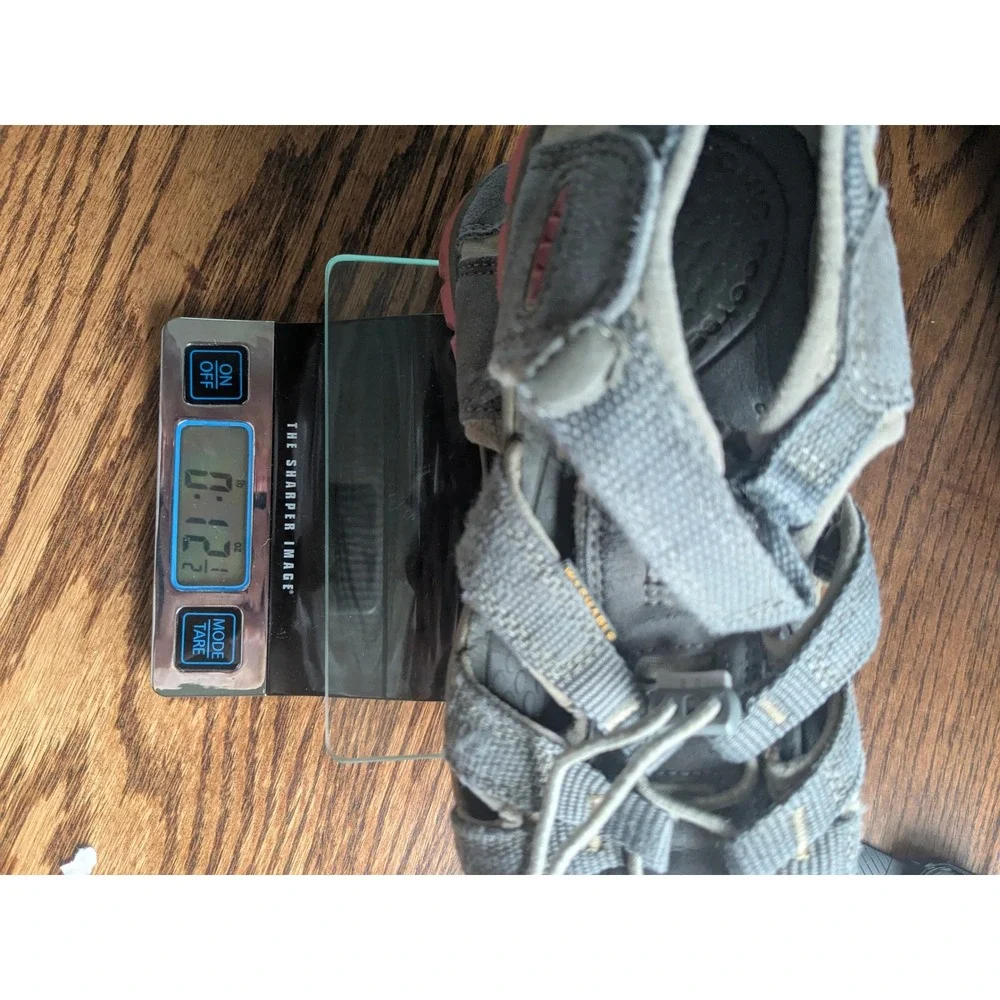 KEEN Seacamp II CNX Kids Waterproof Sandals Gray Pink Water Shoes Size 13